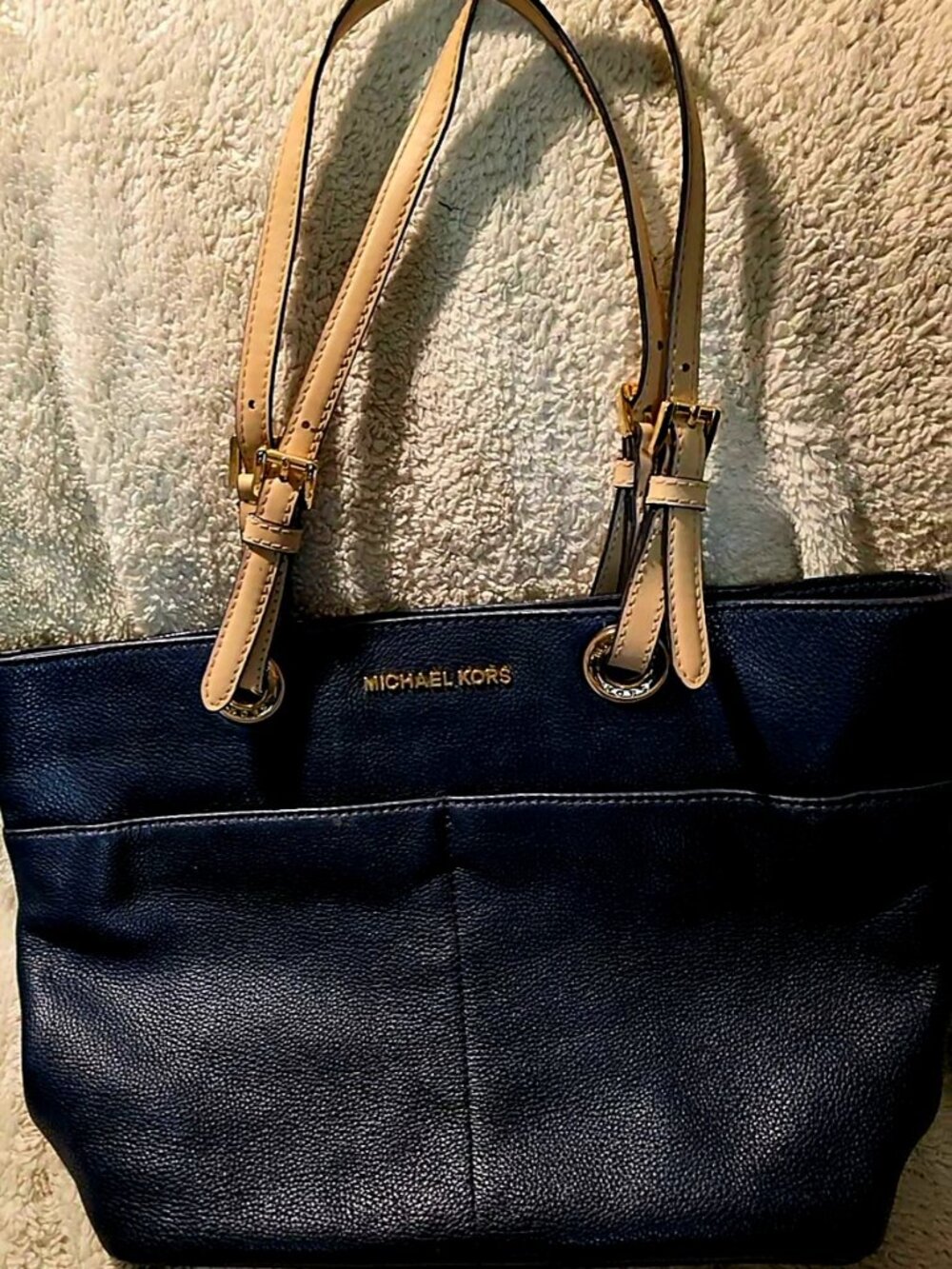 Michael Kors Bedford Medium Pebbled Leather Tote